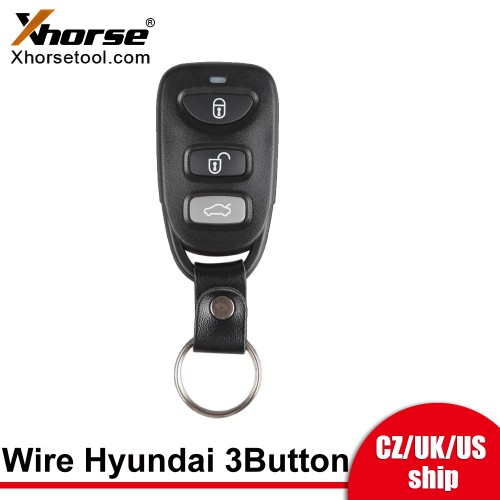 Xhorse XKHY00EN Wire Remote Key Hyundai Separate 3 Buttons English 5pcs/lot