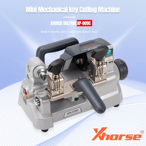 Xhorse Dolphin XP-009C XP0900CH Horizontal Key Cutting Machine no Battery for Single-Sided and Double-sided Keys