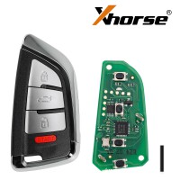 Xhorse XSDFX2EN Knife 4 Buttons Universal Smart key Supports 4A/46/47/48/49 MQB48 MQB49 5pcs/lot