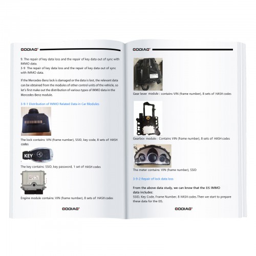 GODIAG Xhorse Key Tool Plus Practical Instruction Answers Books For Locksmith Vehicle Maintenance Engineer