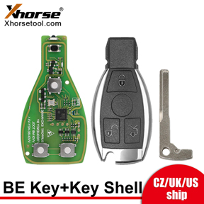Xhorse XNBZ01 VVDI BE Key Pro Plus Best Quality Smart Key Shell 3 Buttons Get 1 Free Token for VVDI MB Tool