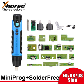 [$789 UK/EU/US Ship] Xhorse VVDI MINI Prog Powerful Chip Programmer and 15pcs MINI PROG Solder-free Adapters
