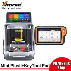 Xhorse Condor XC-Mini Plus II Key Cutting Machine and VVDI Key Tool Plus One BGA Token Free Everyday