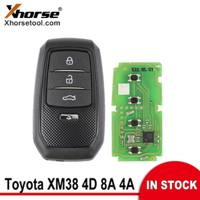Xhorse XSTO01EN Smart Remote Key Toyota XM38 4D 8A 4A All in One 4 Buttons Key English 5pcs/lot