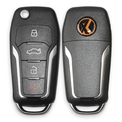 Xhorse XNFO01EN Wireless Remote Key Ford 4 Buttons English 5pcs/lot