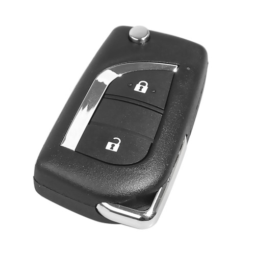 [UK/EU/US Ship] Xhorse XKTO01EN Wire Remote Key Toyota Flip 2 Buttons English 5pcs/lot