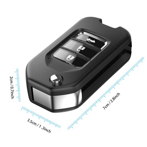 [UK/EU/US Ship] Xhorse XNHO00EN Wireless Remote Key Honda Flip 3 Buttons English 5pcs/lot