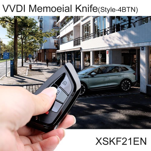 Xhorse XSKF21EN Smart Remote Key Memoeial Knife Style 4 Buttons English 5pcs/lot