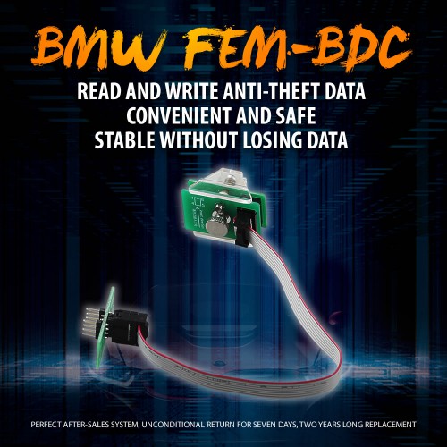 OEM BMW FEM-BDC 95128/95256 Chip IMMO Data Reading 8-PIN Adapter for VVDI Prog