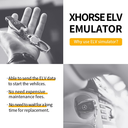 10pcs Xhorse ELV Emulator Renew ESL for Benz W204 W207 W212 with VVDI MB tool