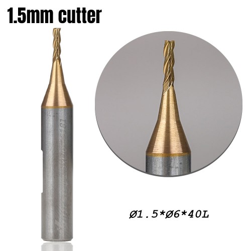 Xhorse XCMN05EN 1.5mm Milling Cutter For Condor XC-Mini Plus/Plus II/XC-002 and Dolphin XP005/XP005L/XP007
