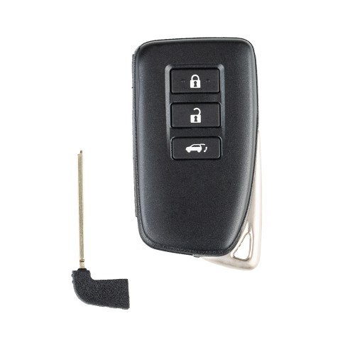 Toyota Lexus SUV XM Smart Key Shell 1637 Type 3 Buttons with logo For XM Key 5pcs/lot