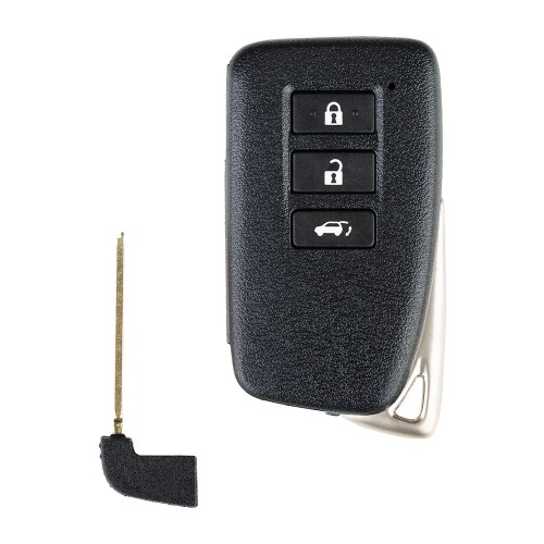 Toyota Lexus SUV XM Smart Key Shell 1591 Type 3 Buttons with logo For XM Key 5pcs/lot