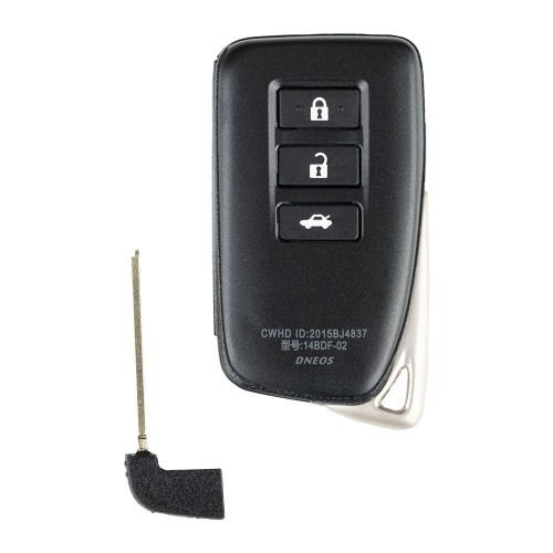 Toyota Lexus XM Smart Key Shell 1662 Type 3 Buttons with logo For XM Key 5pcs/lot