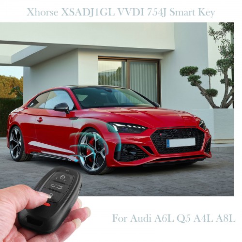 Xhorse XSADJ1GL VVDI 754J Smart Key for Audi A6L Q5 A4L A8L