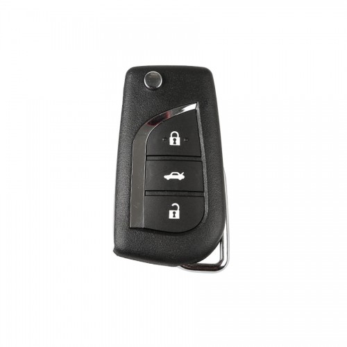 Xhorse XKTO00EN Wire Remote key Toyota Flip 3 Buttons English 5pcs/lot