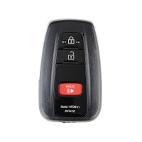Toyota XM Smart Key Shell 1733 Type 2+1 Buttons with logo For XM Key 5pcs/lot