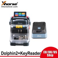 [EU/UK/US Ship] Xhorse Dolphin II XP-005L Key Cutting Machine plus Key Reader XDKP00GL