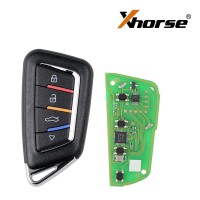 [In Stock] Xhorse XSKF30EN Smart Key Knife Style 4 Buttons English 5pcs/lot