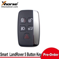 [Pre-order]Xhorse XSLR01EN Smart Remote Key XM38 Land Rover 5 Buttons Key English 5pcs/lot