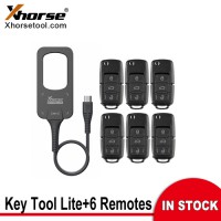 [IN STOCK]Xhorse VVDI Bee Key Tool Lite with 6 XKB501EN Wire Remotes Connect to Phone