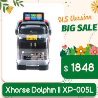 Xhorse Dolphin II XP-005L XP005L Key Cutting Machine for All Key Lost HD Screen with M5 Clamp
