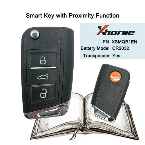 Xhorse XSMQB1EN Smart Remote Key MQB Filp 3 Buttons Proximity English 5pcs/lot