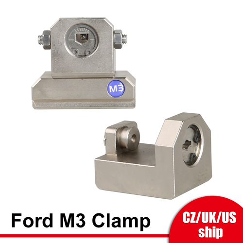 Xhorse XCMN03EN Ford M3 Clamp Fixture for Ford TIBBE Key Blade with Condor XC-MINI Plus and Dolphin XP005